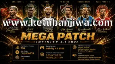 download pes 2021 mega patch infinity 4.1 season 2026 for playstation 4 ps4 cusa18676 ketuban jiwa