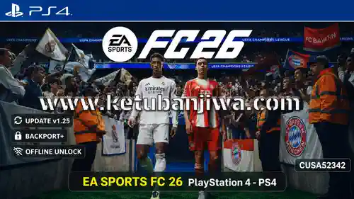 ea sports fc 26 playstaion 4 ps4 cusa52342 update 1.25 backport+ offline unlock ketuban jiwa
