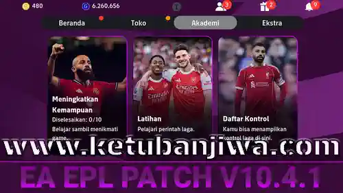 efootball 2026 mobile patch v10.4.1 ea epl themes edition for android ketuban jiwa