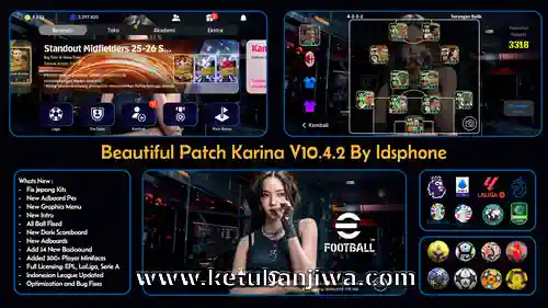 efootball 2026 mobile patch v10.4.2 karina aespa theme edition for android ketuban jiwa