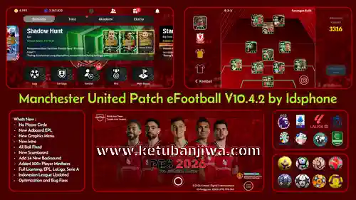 efootball 2026 mobile patch v10.4.2 manchester united theme edition for android ketuban