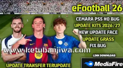 efootball 26 ppsspp android offline transfer update season 2027 + ps5 camera ketuban jiwa