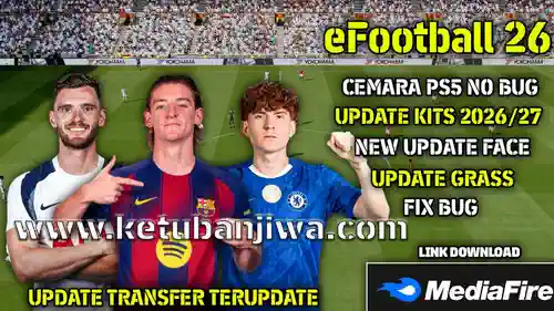 efootball 26 ppsspp android offline transfer update season 2027 + ps5 camera ketuban jiwa