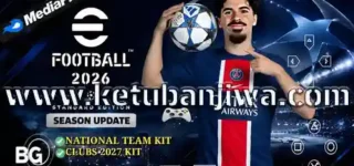 efootball pes 2026 ppsspp android offline may update + new kits ps5 camera ketuban jiwa
