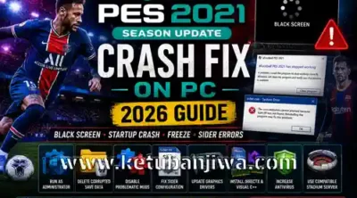 pes 2021 crash fix on pc (2026 guide) – black screen, startup crash, freeze + sider errors ketuban jiwa