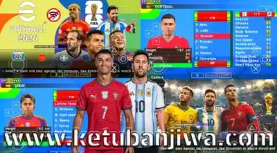 download efootball pes 2026 psp iso ppsspp v6.8 android offline + ps5 camera fifa world cup 2026 edition ketuban jiwa