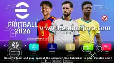 download efootball pes 2026 psp iso ppsspp v7.4 android offline + ps5 camera + 4k graphics ketuban jiwa