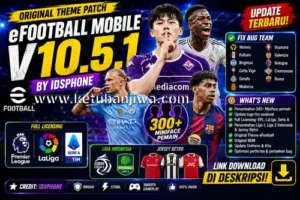 efootball 2026 mobile patch v10.5.1 original theme edition + liga indonesia for android ketuban jiwa
