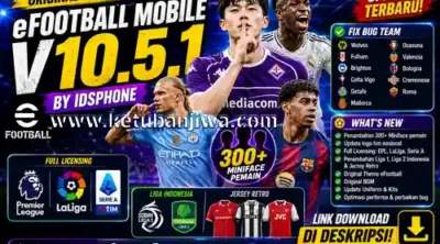 efootball 2026 mobile patch v10.5.1 original theme edition + liga indonesia for android ketuban jiwa