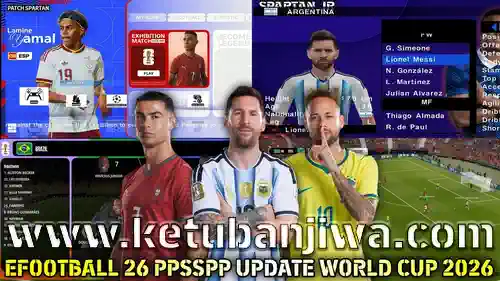 efootball 26 ppsspp spartan android offline update world cup 2026 ketuban jiwa