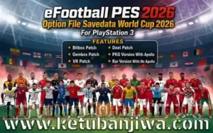 efootball pes 2026 option file savedata world cup 2026 for playstation 3 ketuban jiwa