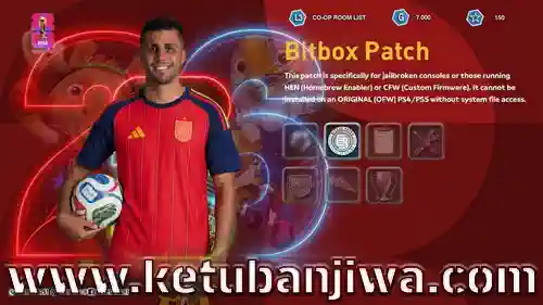 efootball pes 2027 bitbox patch summer world cup 2026 for playstation 4