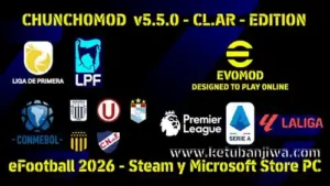 efootball 2026 chunchomod v5.5.0 + ligas latinoamericanas for pc ketuban jiwa