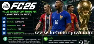 fc 26 v1.25 ps4 + ps5 world cup 2026 mode fix + offline unlock ketuban jiwa