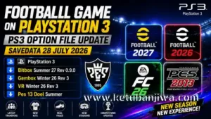 football games update savedata 28 july 2026 for ps3 ketuban jiwa