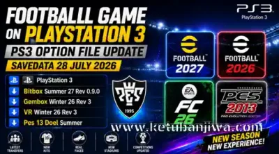 football games update savedata 28 july 2026 for ps3 ketuban jiwa