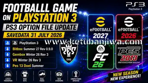 football games update savedata 31 july 2026 for ps3