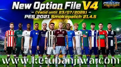 pes 2021 option file v4 season 2026 2027 for smoke patch 21.4.5 ketuban jiwa