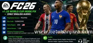 FC 26 v1.25 PS4 + PS5 World Cup 2026 Mode Fix + Offline Unlock