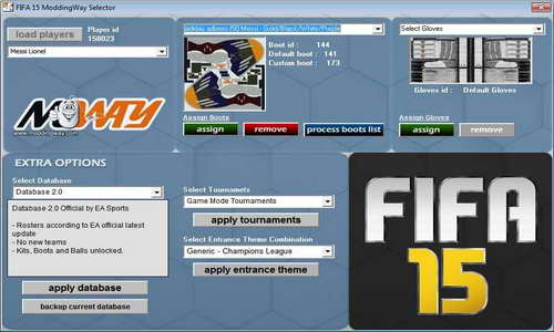 FIFA 15 ModdingWay Mod Patch Version 0.5.0 Multi Link FIFA 15 ModdingWay Mod Patch Version 0.5.0 Multi Link