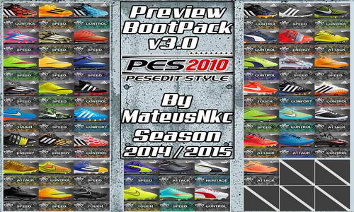 PES 2010 BootsPack v3 Season 2014/2015 by MateusNkc