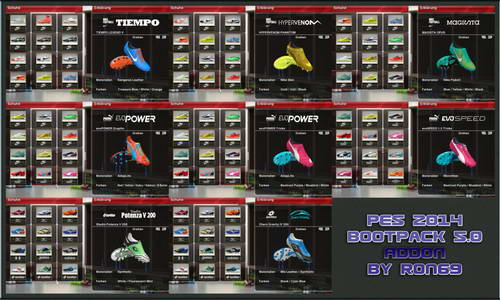 PES 2014 Bootpack v5.0 Addon (Correct Database) by Ron69