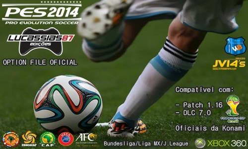 PES 2014 Option File XBOX360 (17/07/14) by Lucassias87 PES 2014 Option File XBOX360 (17/07/14) by Lucassias87