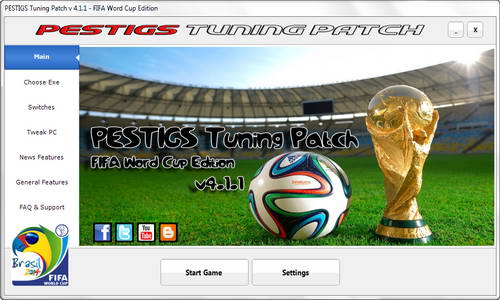 PES 2014 PESTIGS Tuning Patch 4.1.1 Fix Selector Bugs PES 2014 PESTIGS Tuning Patch 4.1.1 Fix Selector Bugs
