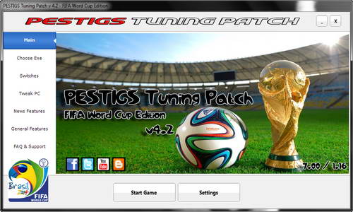 PES 2014 PESTIGS Tuning Patch 4.2 WC14 (DLC 7.00+1.16) PES 2014 PESTIGS Tuning Patch 4.2 WC14 (DLC 7.00+1.16)