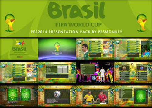 PES 2014 World Cup 2014 Presentation Pack by Pesmonkey