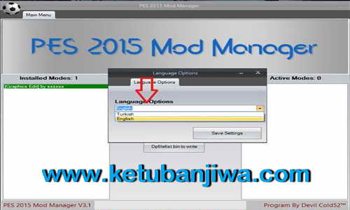 PES 2015 Mod Manager Tools 3.1.0 by Devil Cold52 PES 2015 Mod Manager Tools 3.1.0 by Devil Cold52