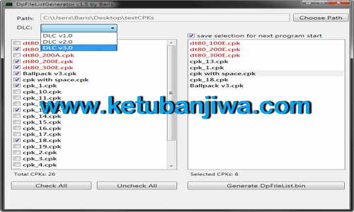 PES 2015 DpFileList Generator Tools v1.5 by Baris PES 2015 DpFileList Generator Tools v1.5 by Baris