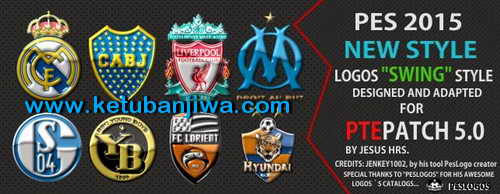 PES 2015 Swing Logos Style For PTE Patch 5.0 by JesusHrs