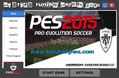 PES 2015 PESTIGS Tuning Patch Update v1.03.00.3.00.1.0 PES 2015 PESTIGS Tuning Patch Update v1.03.00.3.00.1.0