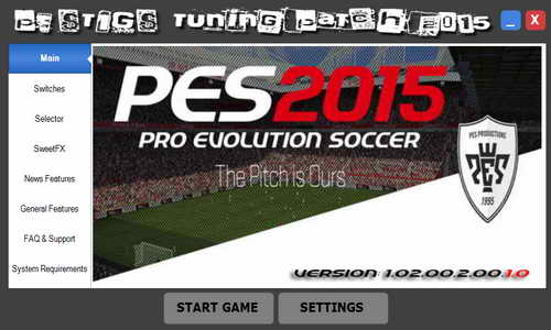 PES 2015 PESTIGS Tuning Patch v1.02.00.2.00.1.0 PES 2015 PESTIGS Tuning Patch v1.02.00.2.00.1.0
