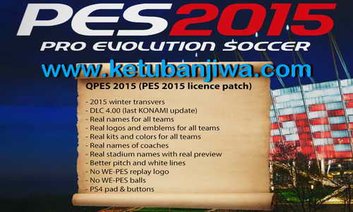 PES 2015 QPES Licence Patch DLC 4.00 AIO Single Link PES 2015 QPES Licence Patch DLC 4.00 AIO Single Link
