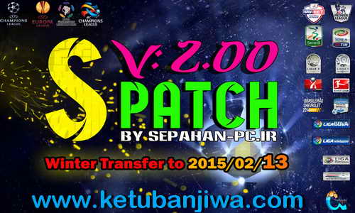 PES 2015 S-Patch v2.00 Update Transfer 13/02/15 by Sepahan-pc PES 2015 S-Patch v2.00 Update Transfer 13/02/15 by Sepahan-pc