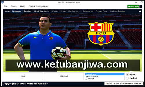 PES 2016 Selector Tool v2.0 by Ginda01