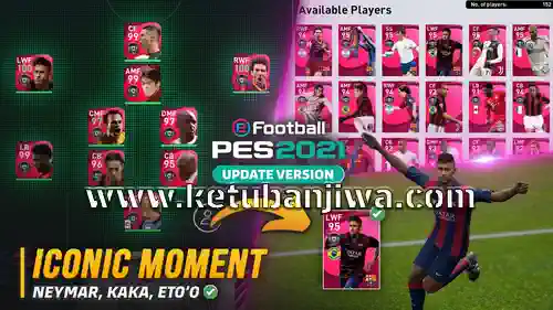 pes 2021 mobile android v5.3.0 update online features ketuban jiwa