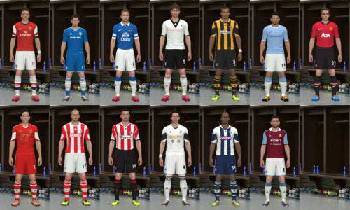 PES 2014 English Premier League Kits Pack 13/14 Download Link
