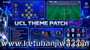 download efootball 2027 mobile patch v11.0.1 uefa champions league ucl themes edition fix update for android ketuban jiwa