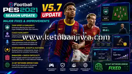 download efootball pes 2021 mobile android offline v5.7 mod update 2026 ketuban jiwa