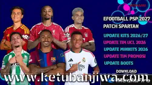 efootball 2027 ppsspp psp iso spartan patch android offline update 22 september 2026 ketuban jiwa