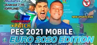 efootball pes 2021 mobile android offline patch v5.7.0 euro 2020 edition ketuban jiwa
