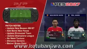 doenload efootball pes 2027 ppsspp psp iso file no textures + no savedata season 2027 ketuban jiwa