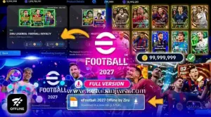 download efootball 2027 mobile android offline full version unlimited coins + gp ketuban jiwa