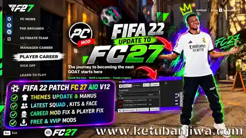 download fifa 22 mod fc 27 patch v12 all in one aio full update season 2026 2027 for pc